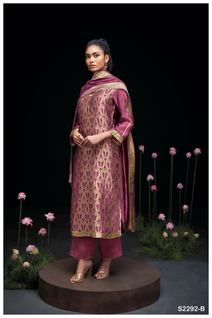 Ayaka 2292 Ganga Woven Silk Plazzo Style Suits