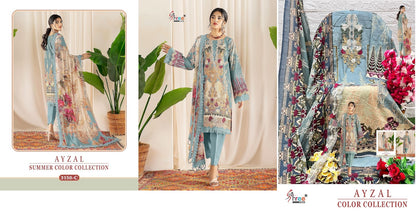 Ayzal Summer Color-3150 Shree Fabs Cotton Pakistani Salwar Suits