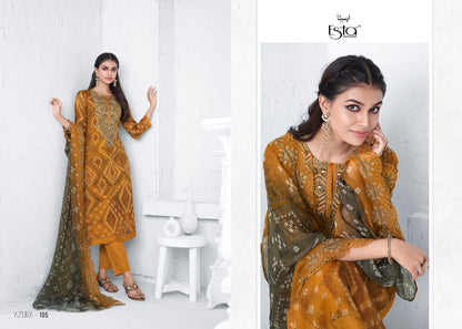 Azura Esta Sahiba Organza Pant Style Suits