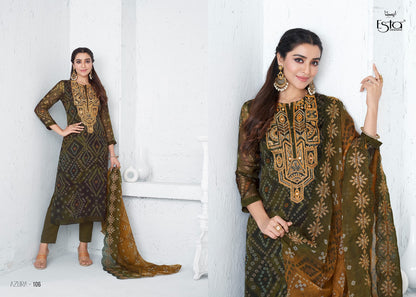 Azura Esta Sahiba Organza Pant Style Suits