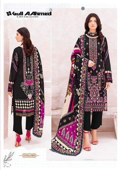 Azure Luxury Lawn Gul Ahmed Karachi Salwar Suits
