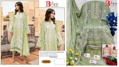 B-7 Bilqis Fox Georgette Pakistani Salwar Suits
