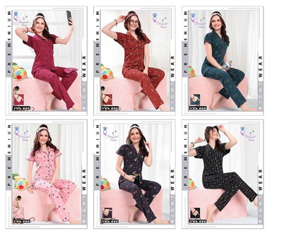 666 Diamond Queen Sinker Collar Night Suits