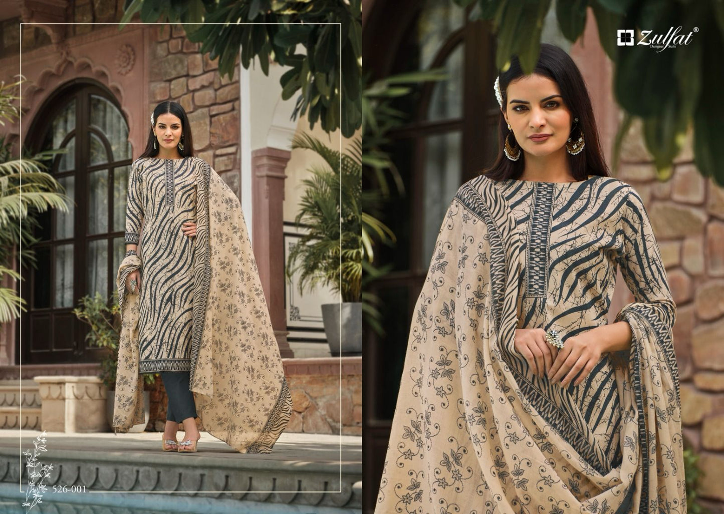 Baani Zulfat Designer Cotton Dress Material