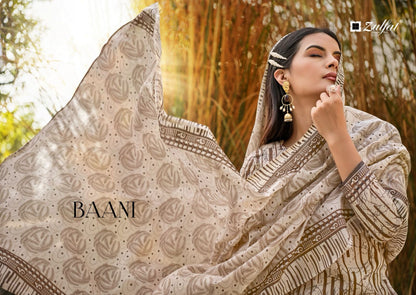 Baani Zulfat Designer Cotton Dress Material