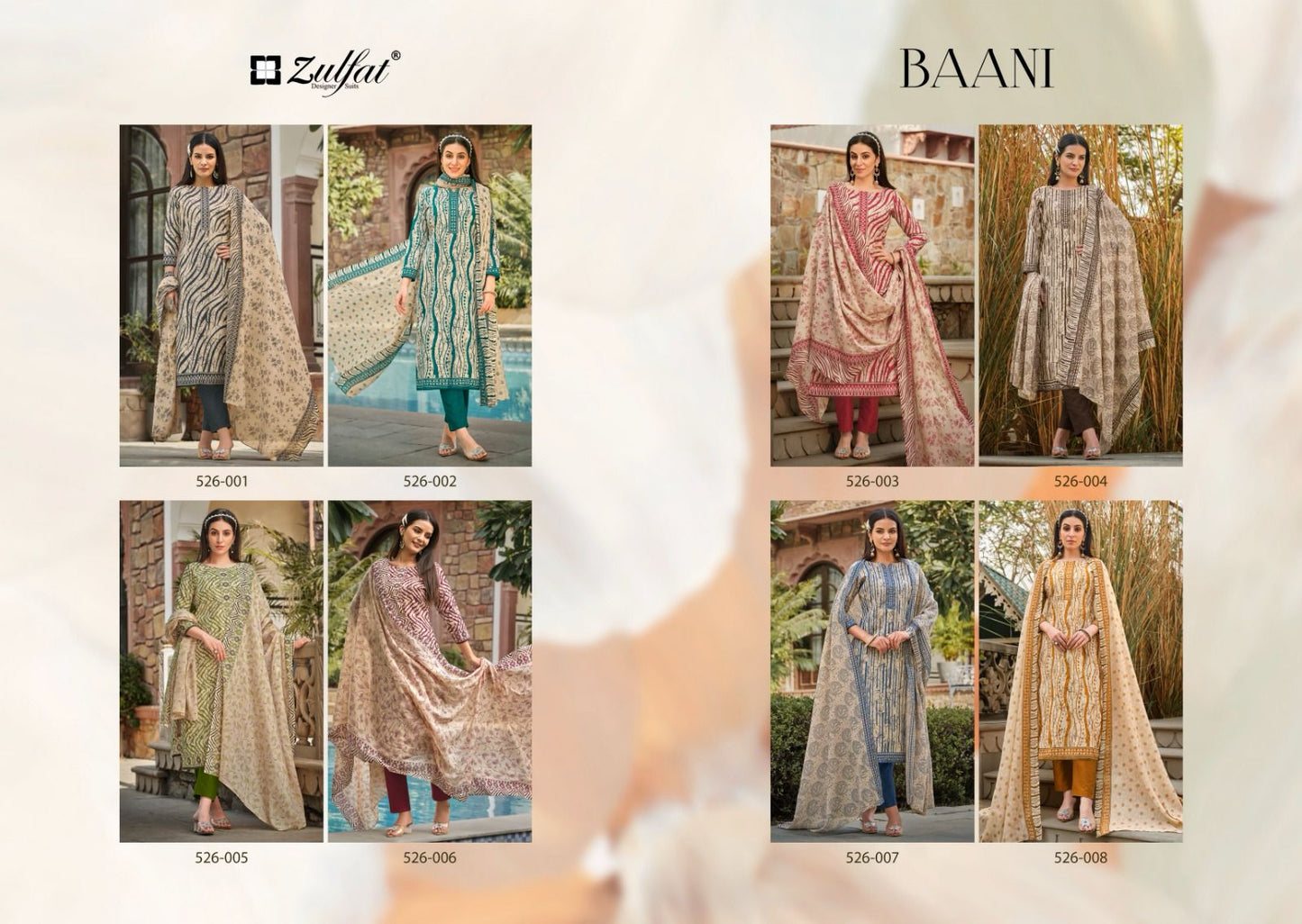 Baani Zulfat Designer Cotton Dress Material