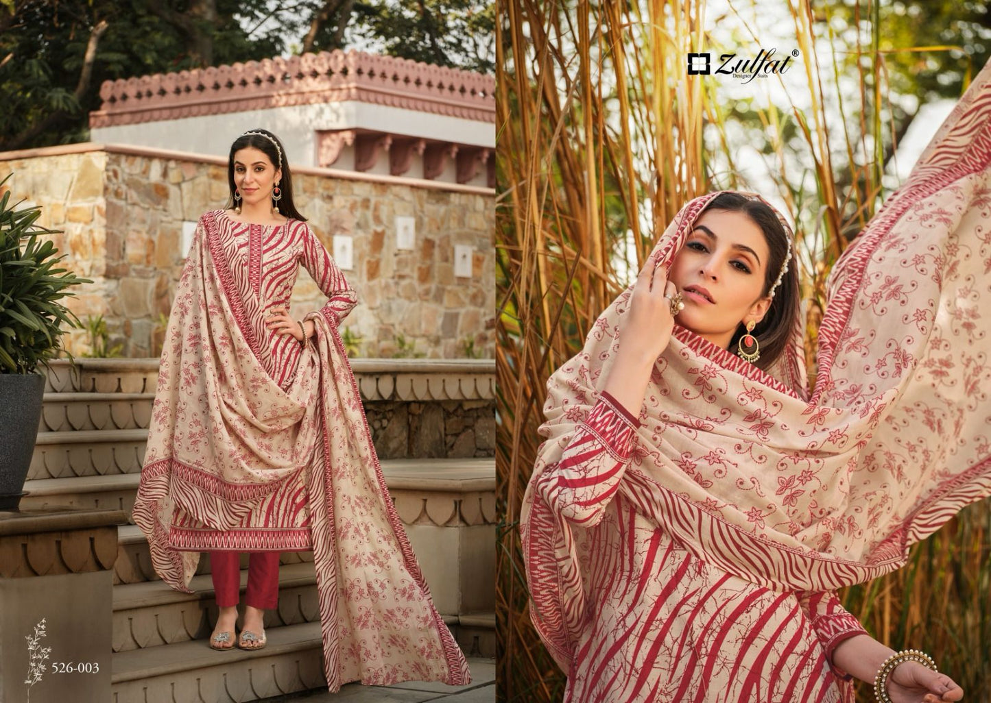 Baani Zulfat Designer Cotton Dress Material