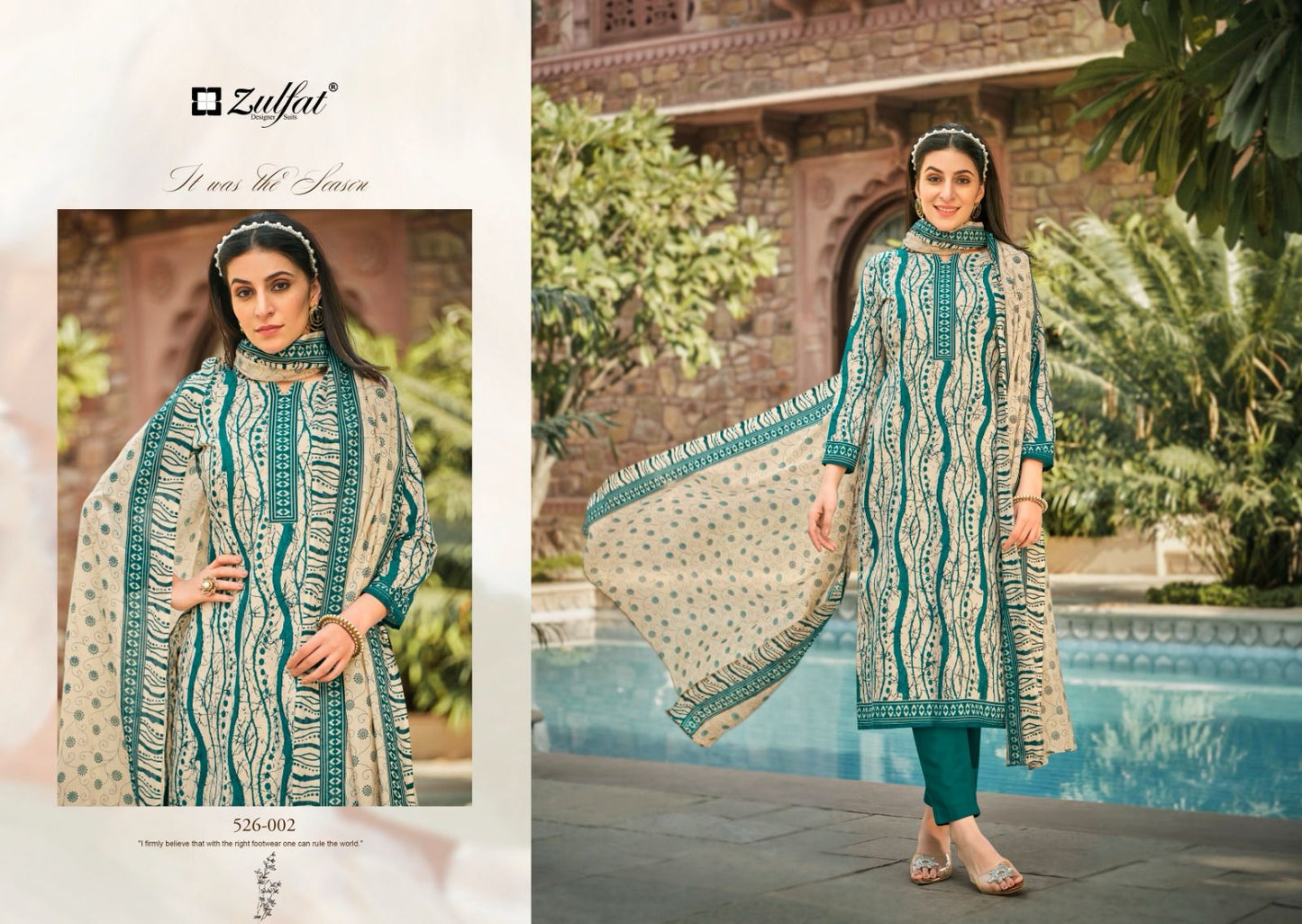 Baani Zulfat Designer Cotton Dress Material