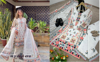Babli Afsana Fox Georgette Pakistani Readymade Suits