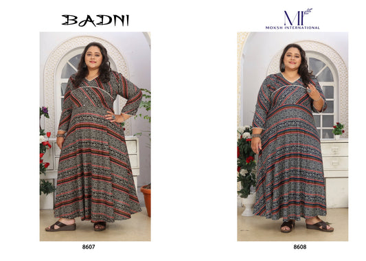 Badni Vol 1 Moksh International Plus Size Kurtis