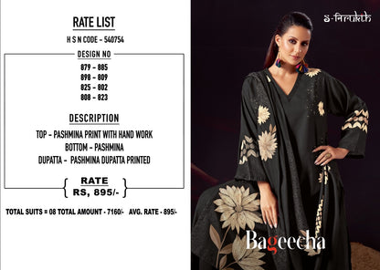 Bageecha S Nirukth Pashmina Suits