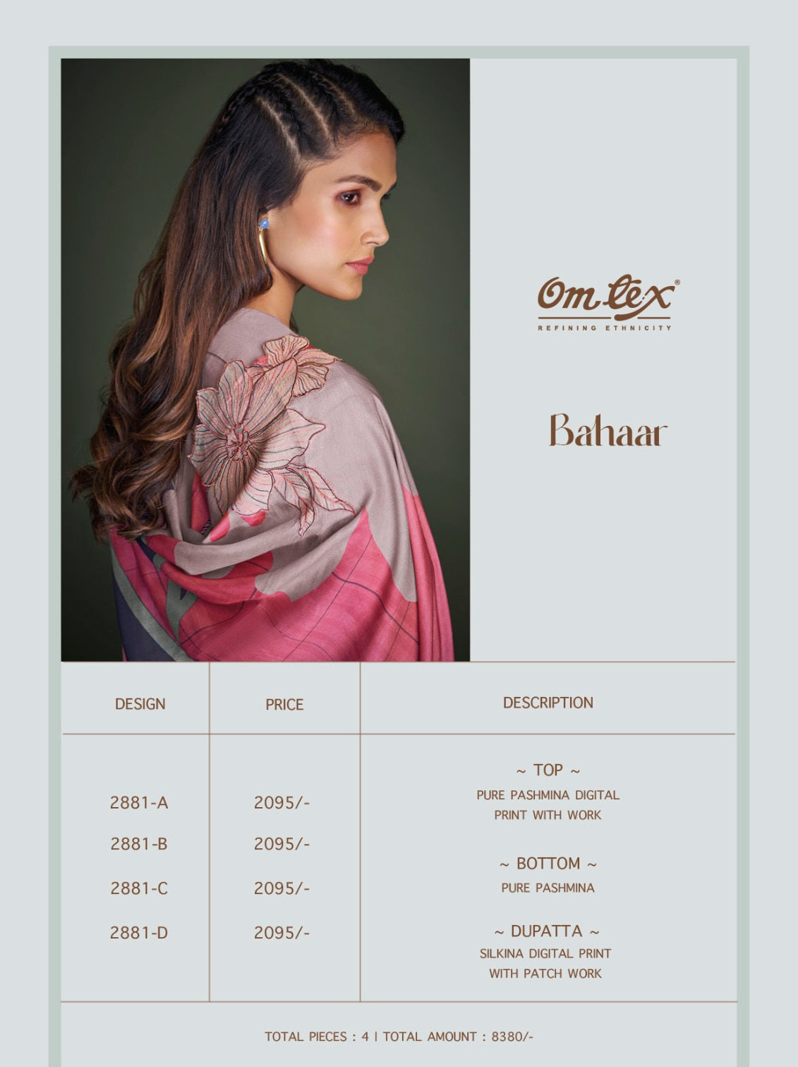 Bahaar Omtex Pashmina Suits