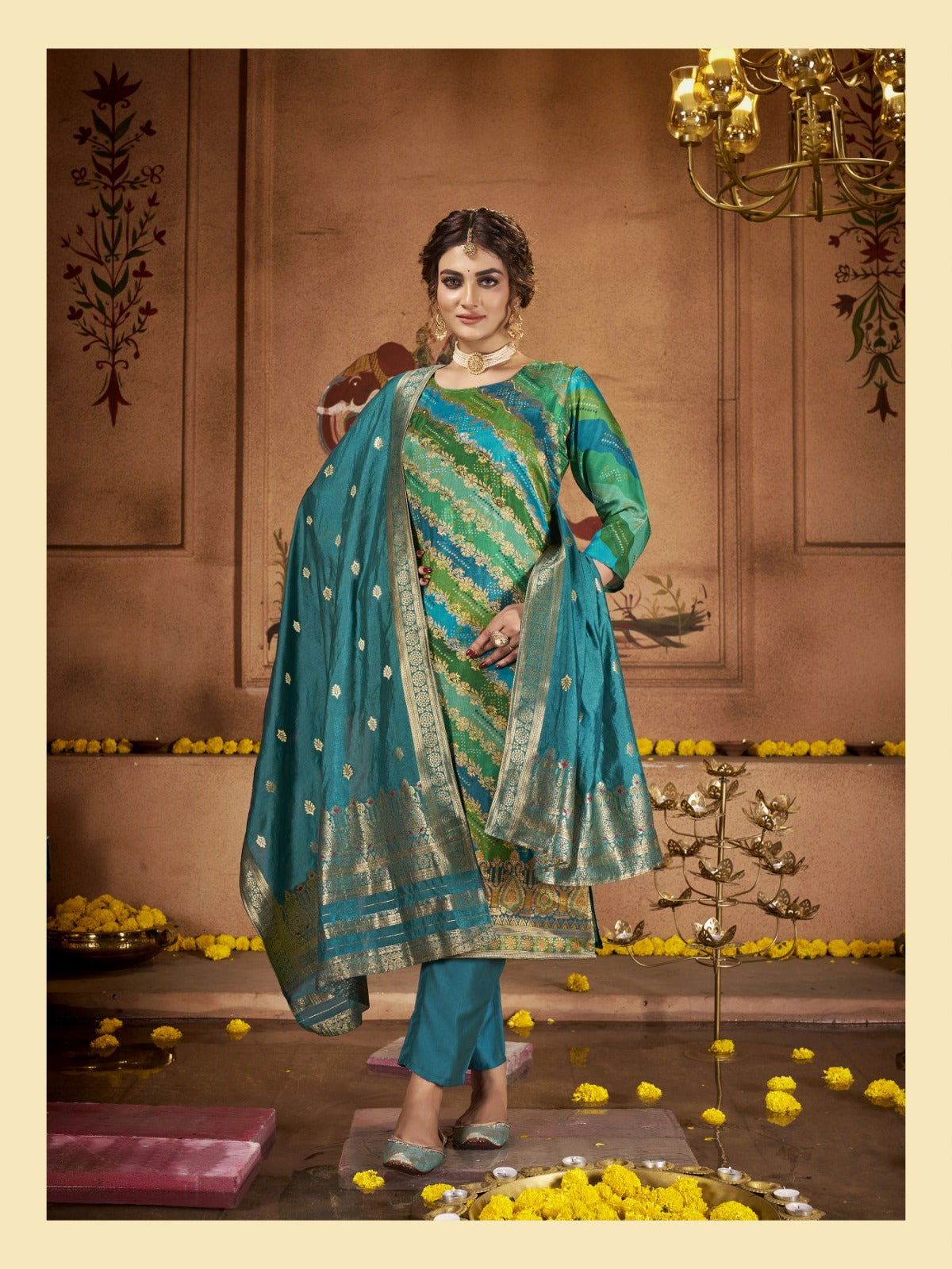 Banarasi Vol 4 Radhika Lifestyle Readymade Pant Style Suits
