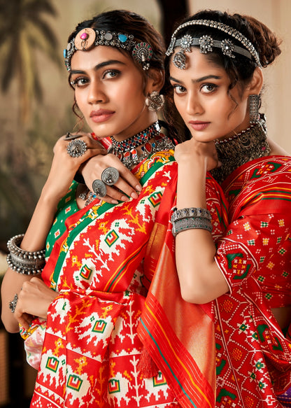 Bandhan Patola Rajpath Tusser Sarees