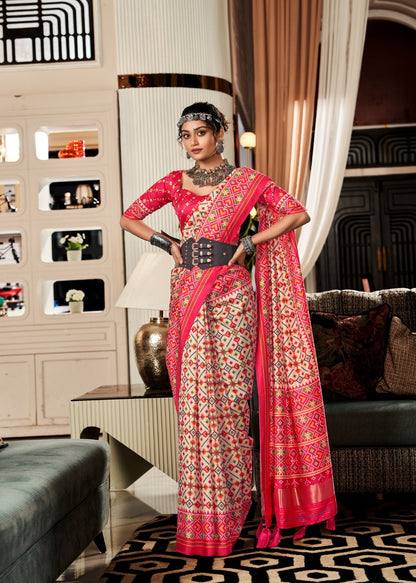 Bandhan Patola Rajpath Tusser Sarees