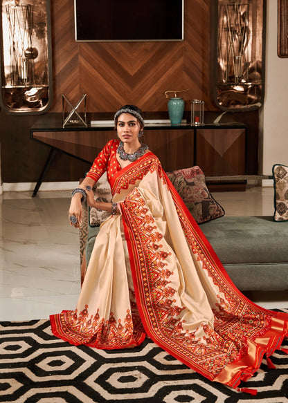Bandhan Patola Rajpath Tusser Sarees