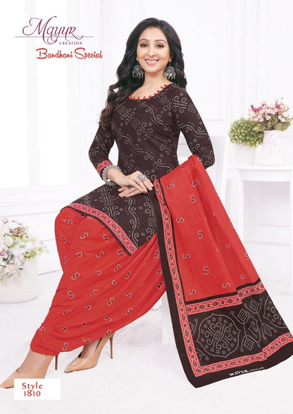 Bandhani Special Vol 18 Mayur Creation Cotton Dress Material