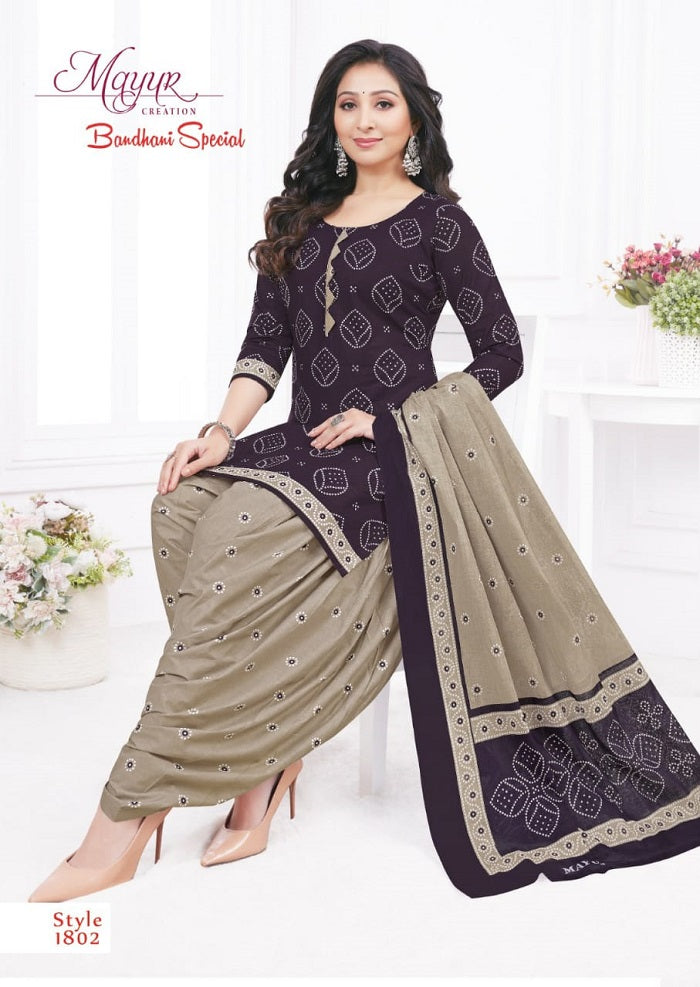 Jaipuri Vol 6 Mayur Creation Cotton Dress Material