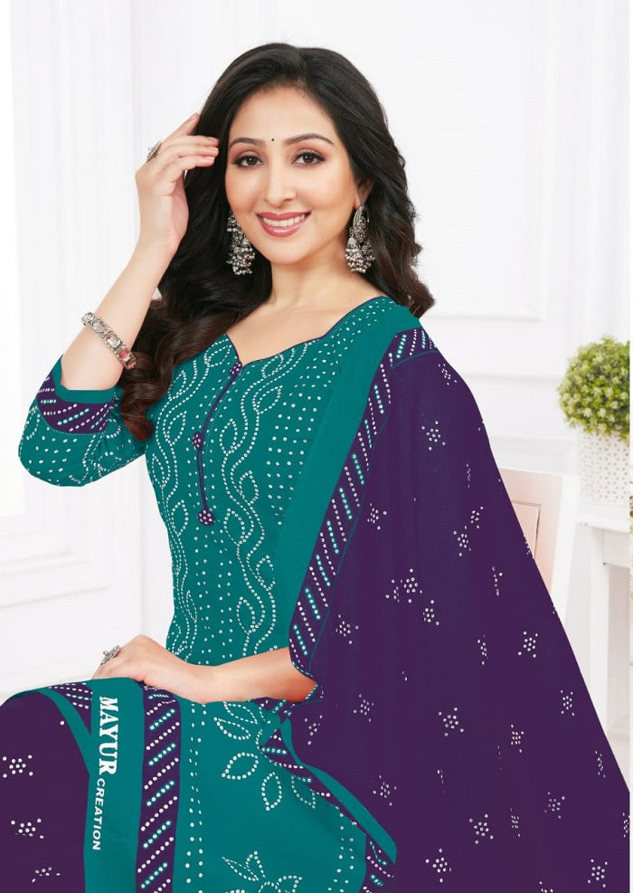 Bandhani Special Vol 18 Mayur Creation Cotton Dress Material