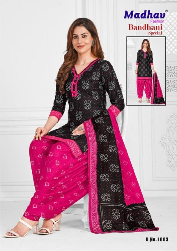 Bandhani Special Vol 1 Madhav Fashion Cotton Dress Material