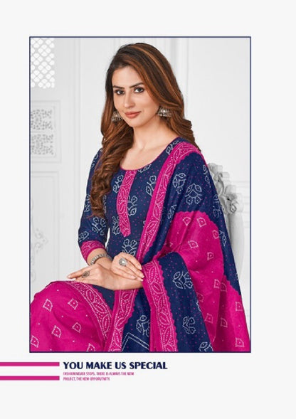 Bandhani Special Vol 1 Madhav Fashion Cotton Dress Material