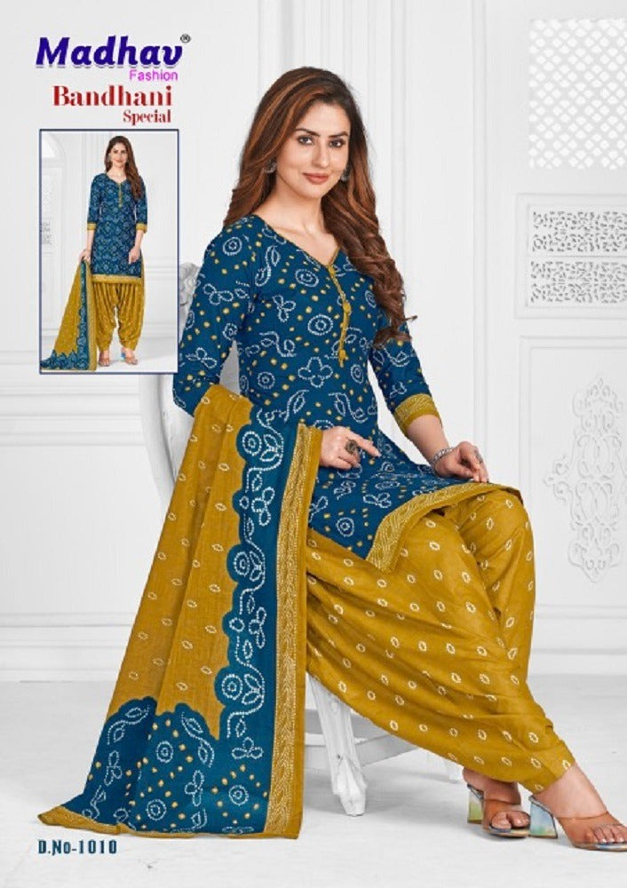 Bandhani Special Vol 1 Madhav Fashion Cotton Dress Material