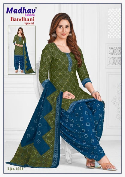 Bandhani Special Vol 1 Madhav Fashion Cotton Dress Material