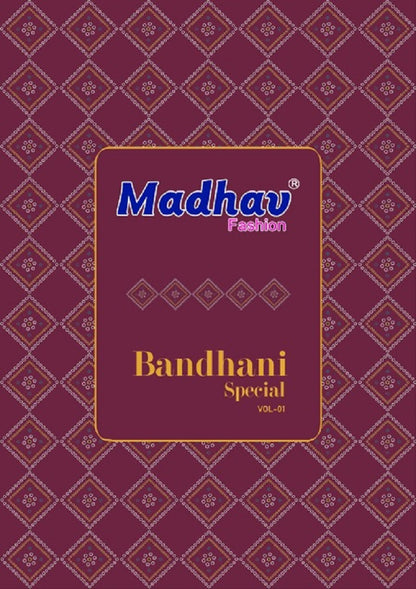 Bandhani Special Vol 1 Madhav Fashion Cotton Dress Material