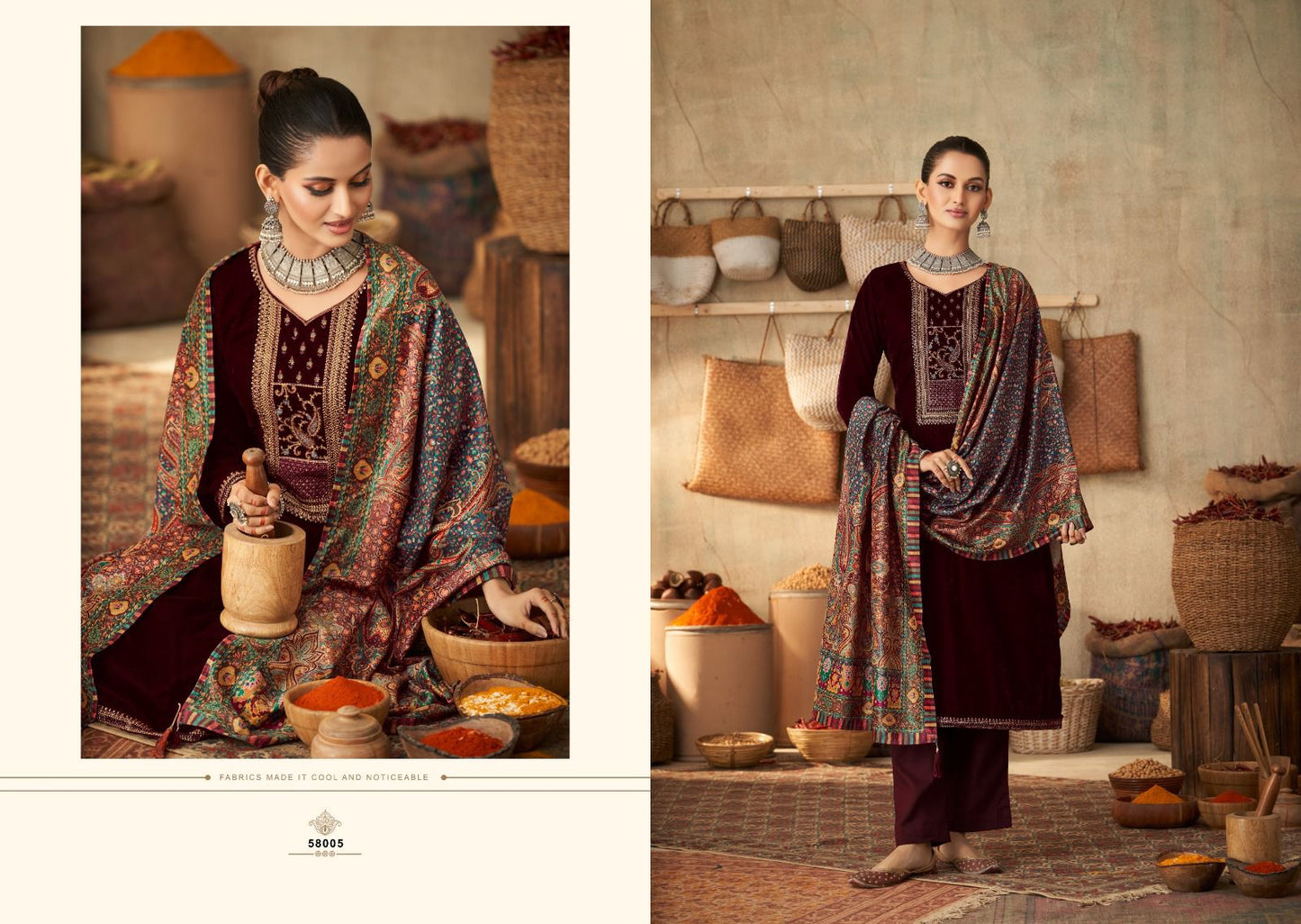 Bansuri Nishant Fashion Velvet Pashmina Suits