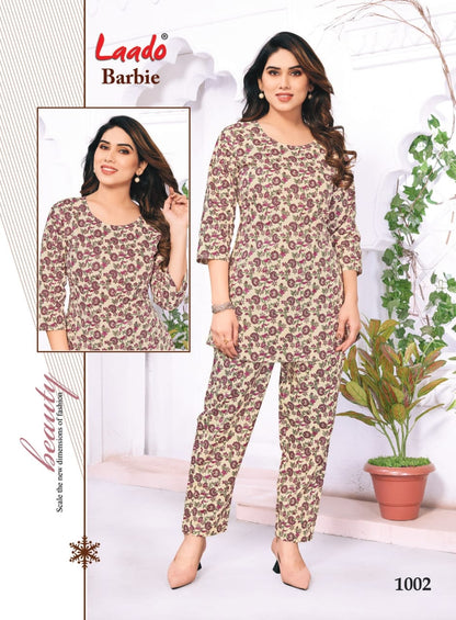 Barbie Vol 1 Laado Mull Cotton Co Ord Set