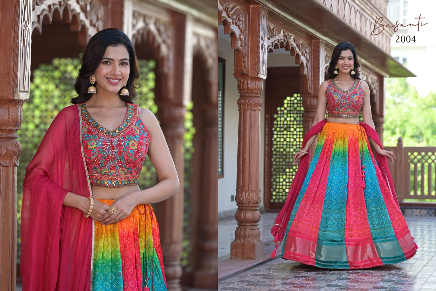 Basanti Vol 2 Virasat Silk Readymade Lehenga Choli