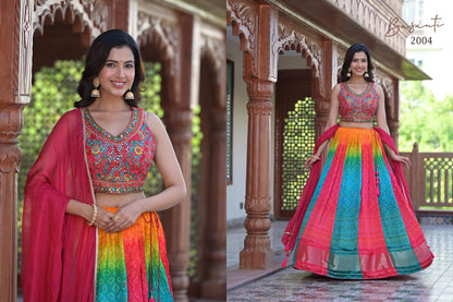 Basanti Vol 2 Virasat Silk Readymade Lehenga Choli
