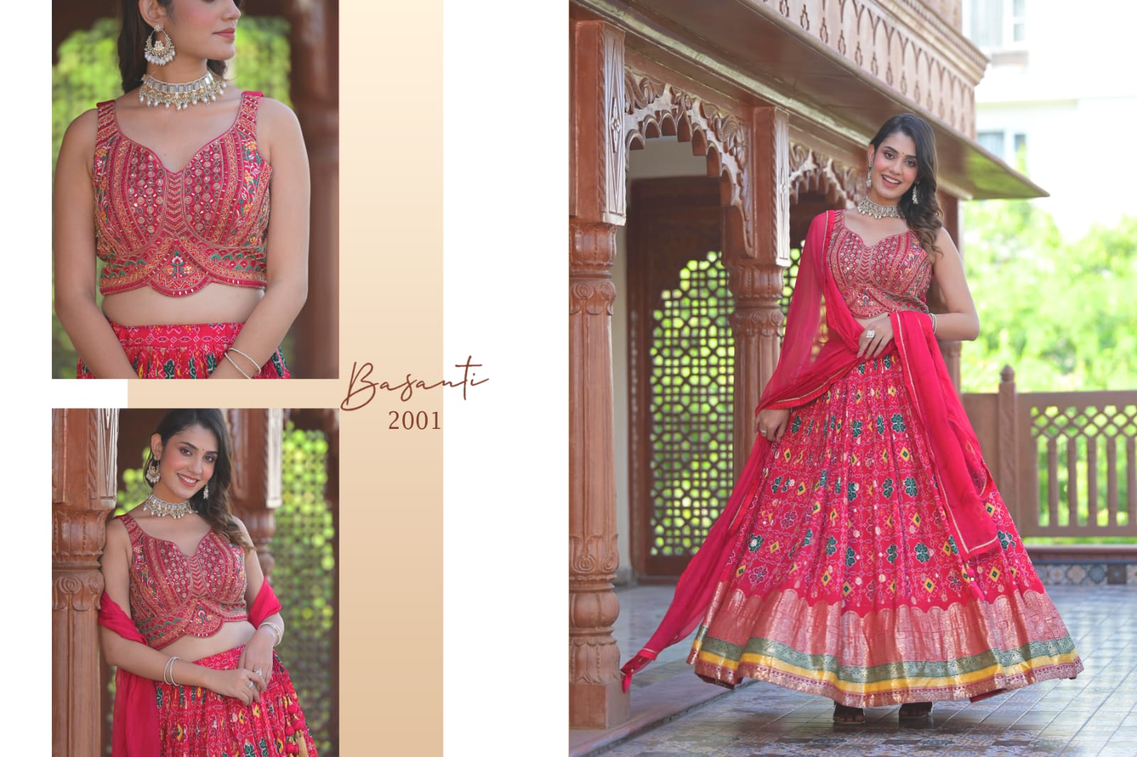 Basanti Vol 2 Virasat Silk Readymade Lehenga Choli
