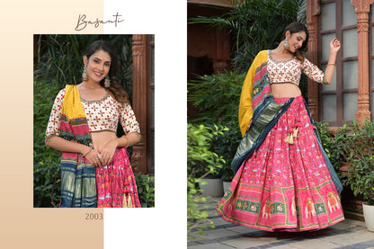 Basanti Vol 2 Virasat Silk Readymade Lehenga Choli