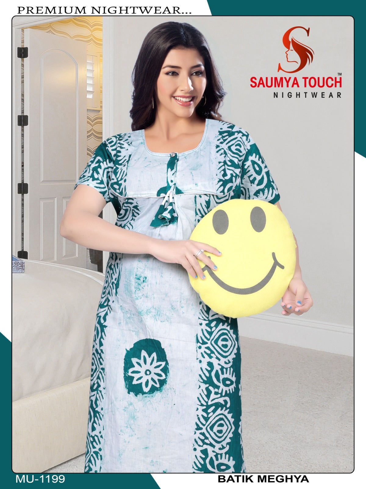 Batik-1001 Saumya Touch Night Gowns