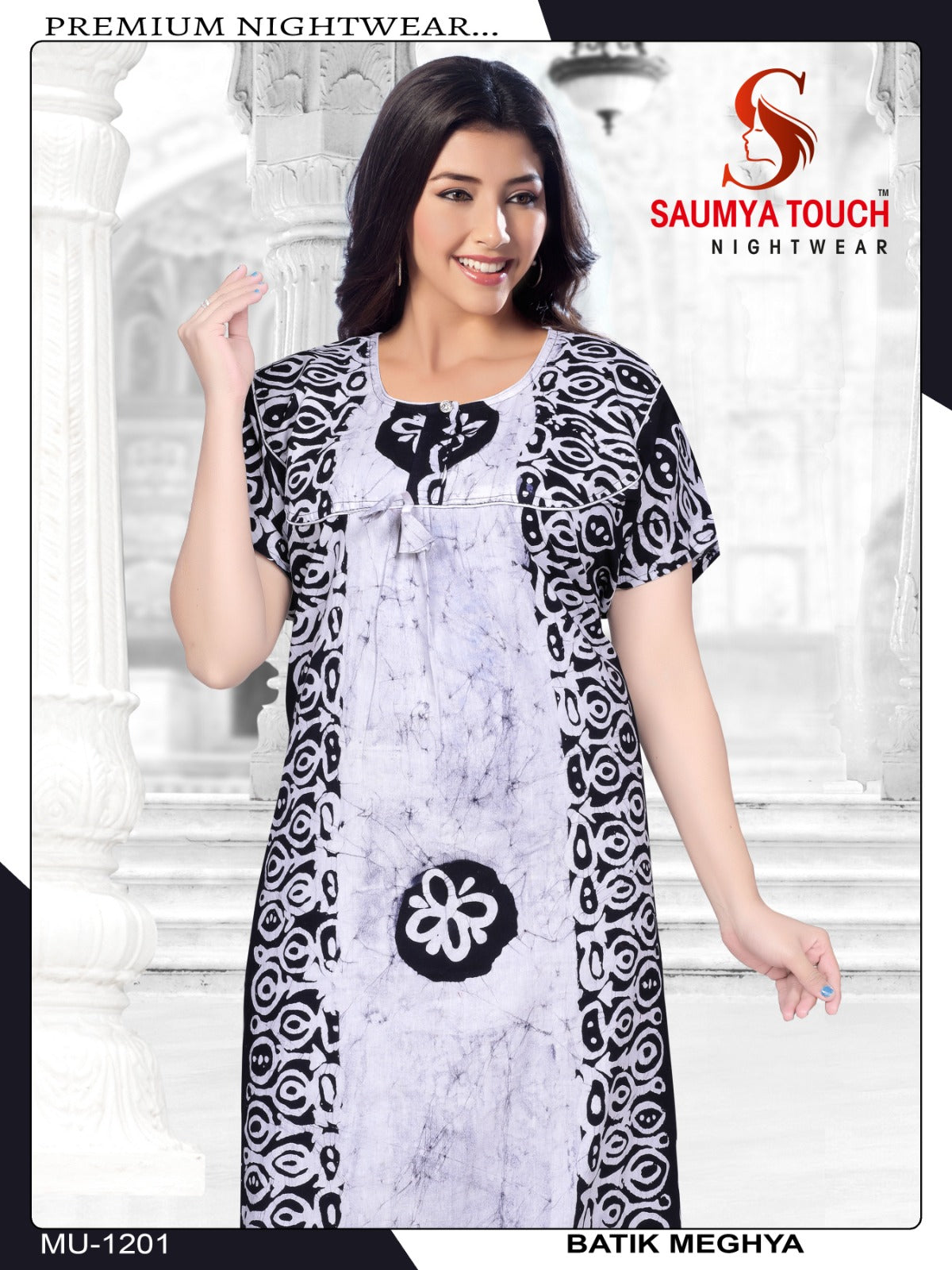 Batik-1001 Saumya Touch Night Gowns