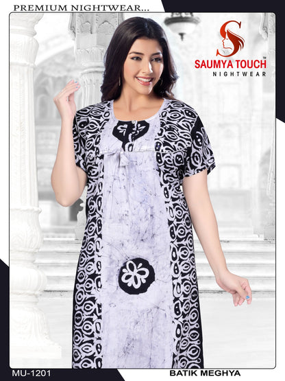 Batik-1001 Saumya Touch Night Gowns