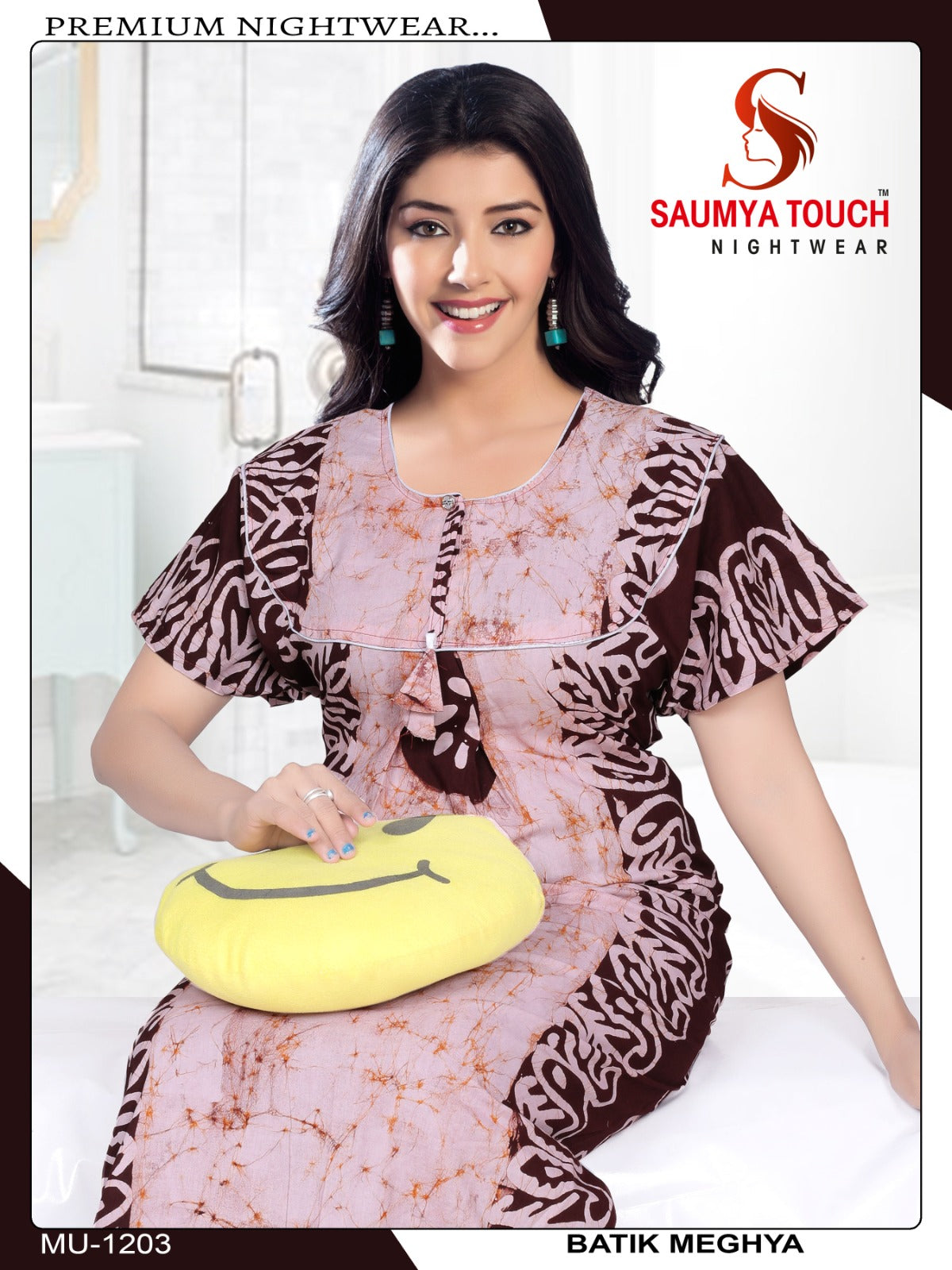 Batik-1001 Saumya Touch Night Gowns