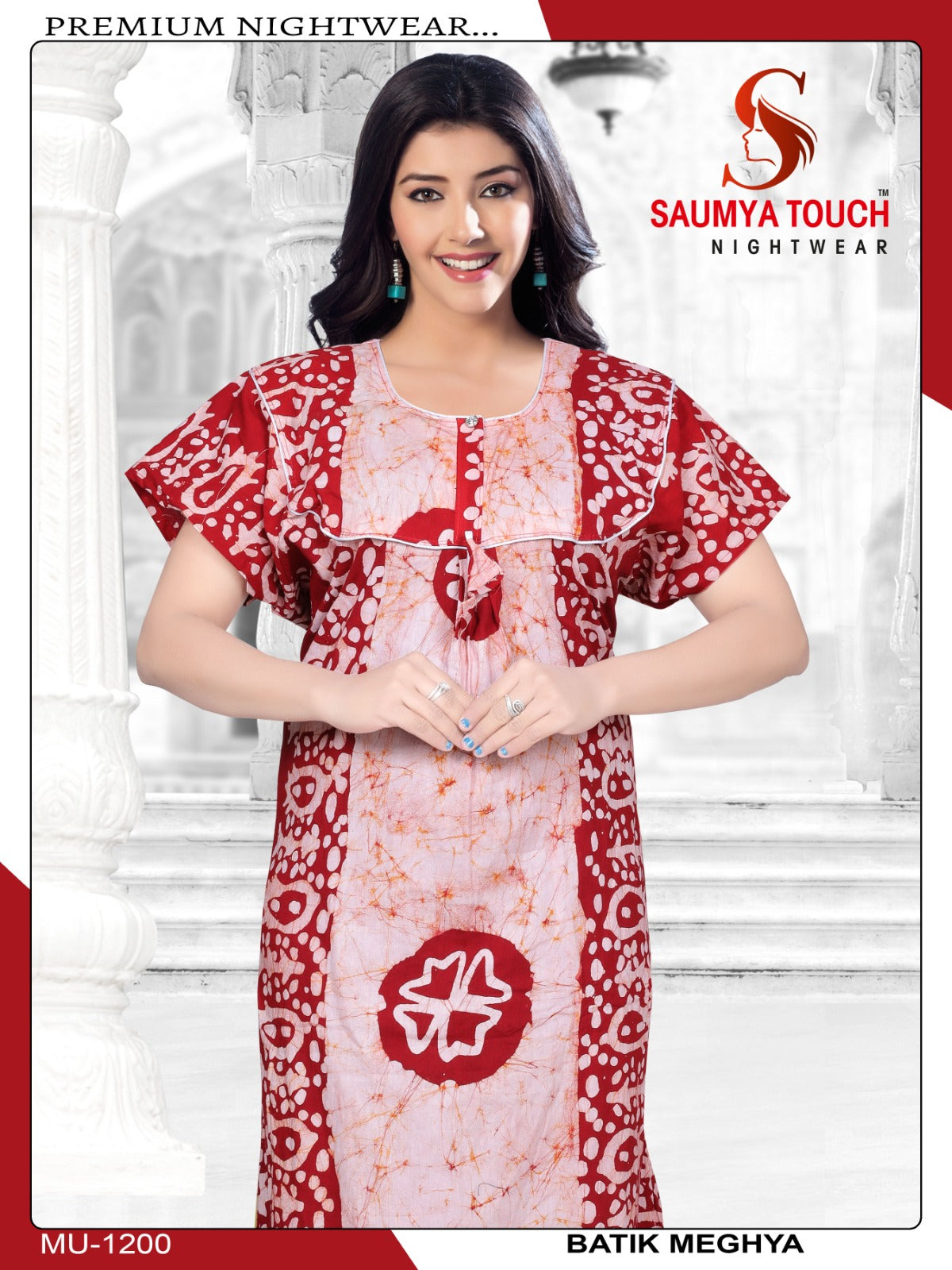 Batik-1001 Saumya Touch Night Gowns