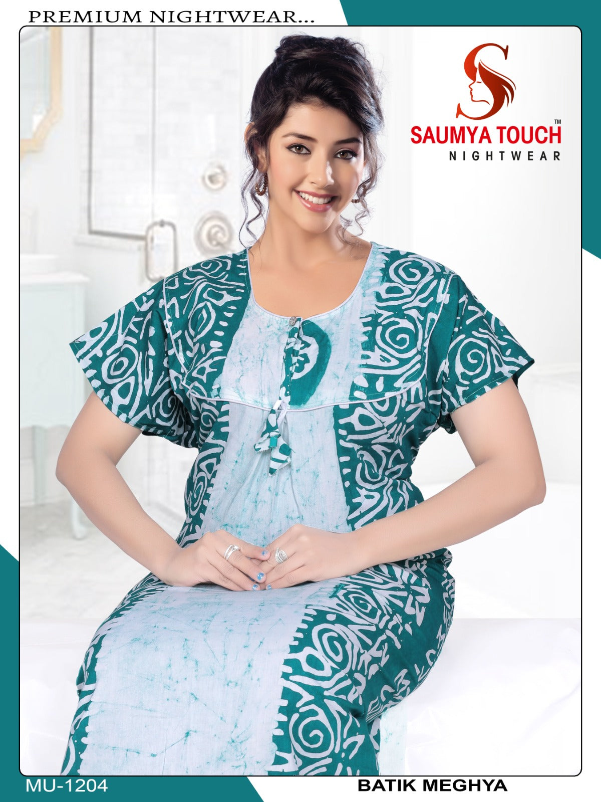 Batik-1001 Saumya Touch Night Gowns