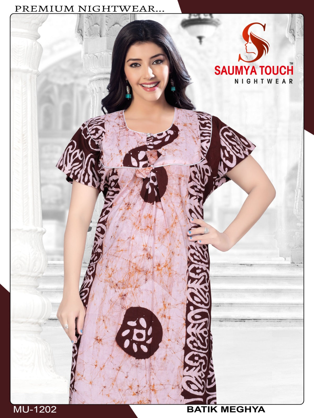 Batik-1001 Saumya Touch Night Gowns
