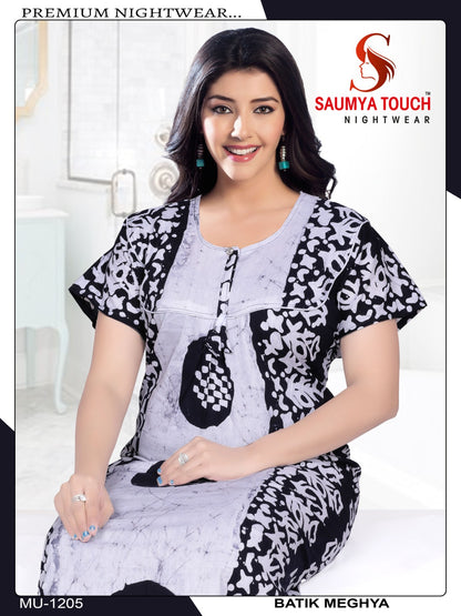 Batik-1001 Saumya Touch Night Gowns