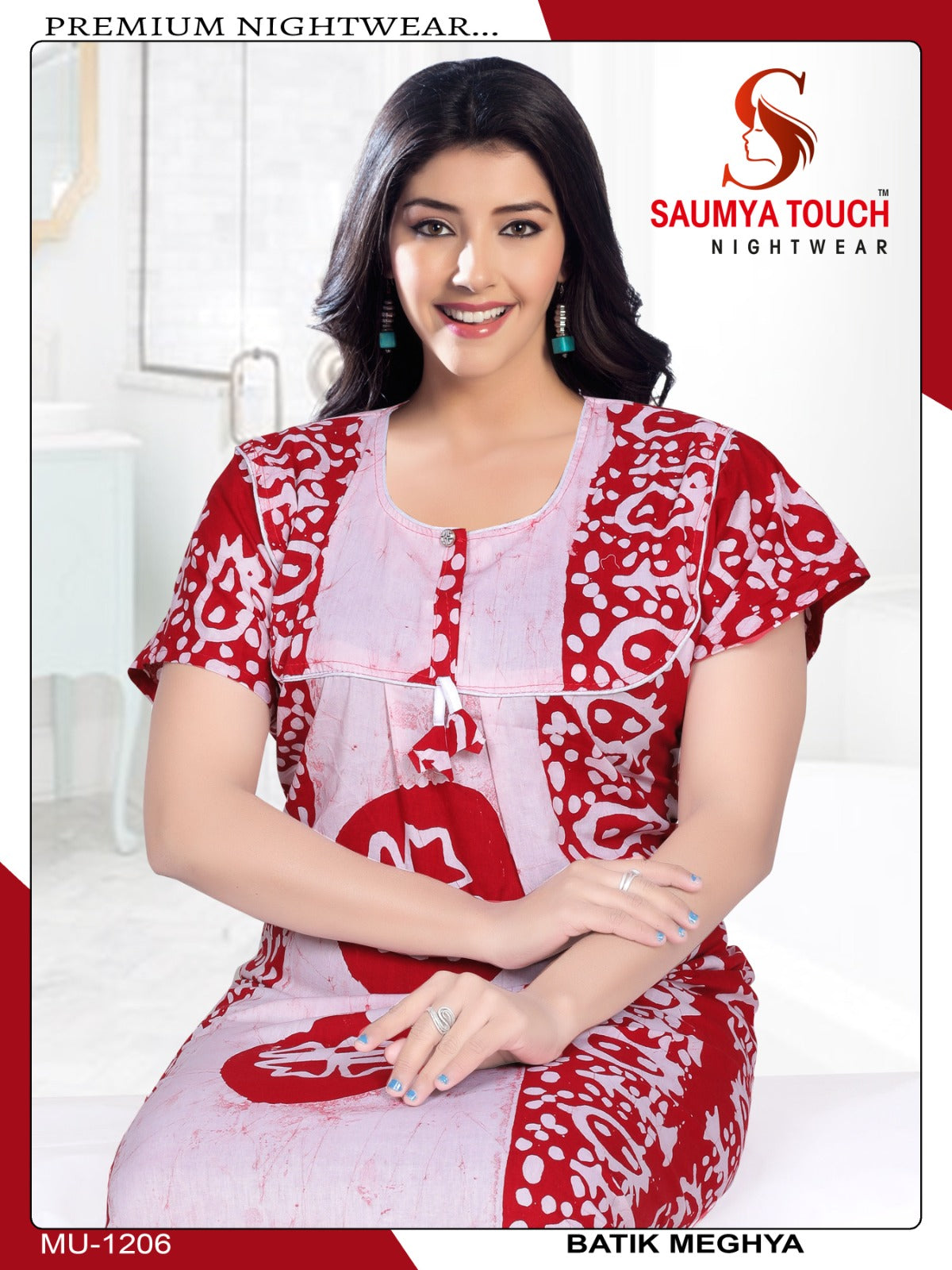 Batik-1001 Saumya Touch Night Gowns
