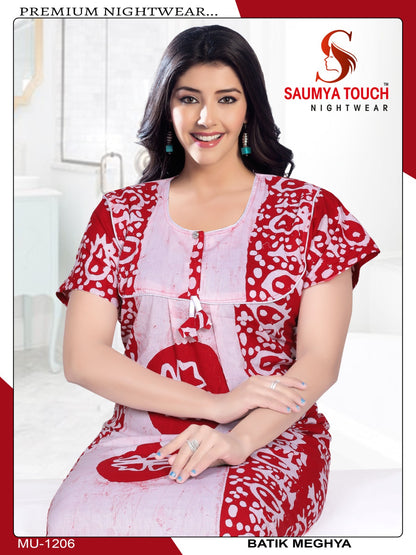 Batik-1001 Saumya Touch Night Gowns