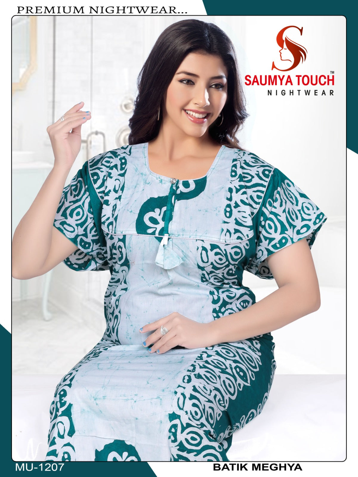 Batik-1001 Saumya Touch Night Gowns