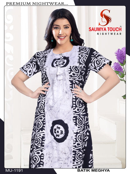 Batik-1001 Saumya Touch Night Gowns