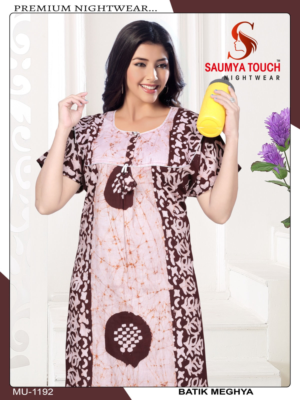 Batik-1001 Saumya Touch Night Gowns