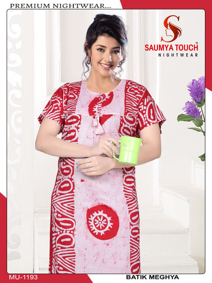 Batik-1001 Saumya Touch Night Gowns
