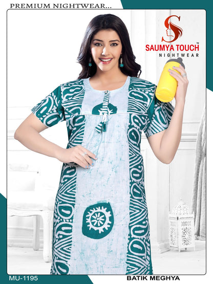 Batik-1001 Saumya Touch Night Gowns