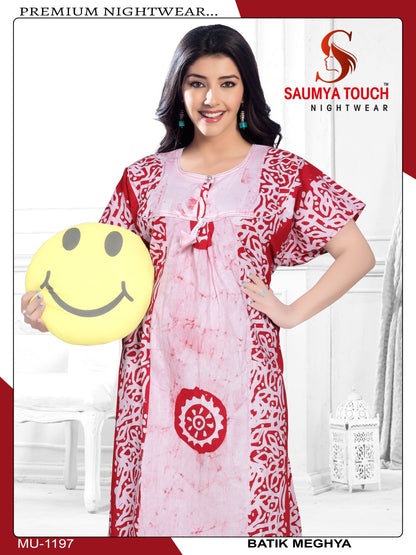 Batik-1001 Saumya Touch Night Gowns